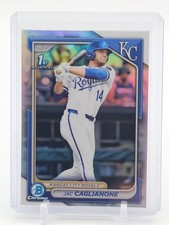 JAC CAGLIANONE 2024 BOWMAN CHROME REFRACTOR 1ST ROOKIE #BDC-8 ROYALS Q7046