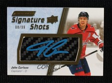 2023-24 Upper Deck Engrained Signature Shots 8/99 John Carlson #SS-ON Auto 0c3