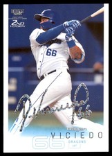 2022 BBM 2nd Version Autographs Silver Ink Dayan Viciedo Auto /50 Chunichi