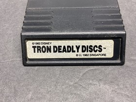 Atari  2600 Tron Deadly Discs  Game and  Manual   TESTED