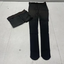 X-Cheng Black Thick Fleece Lined 2 Pack Winter Tights Women's Size XL New