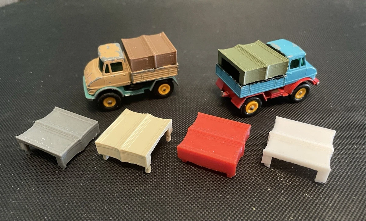 Matchbox Super Kings 49 - Unimog Avec Remorque, échelle 1/64, Occasion, Modèle Vintage