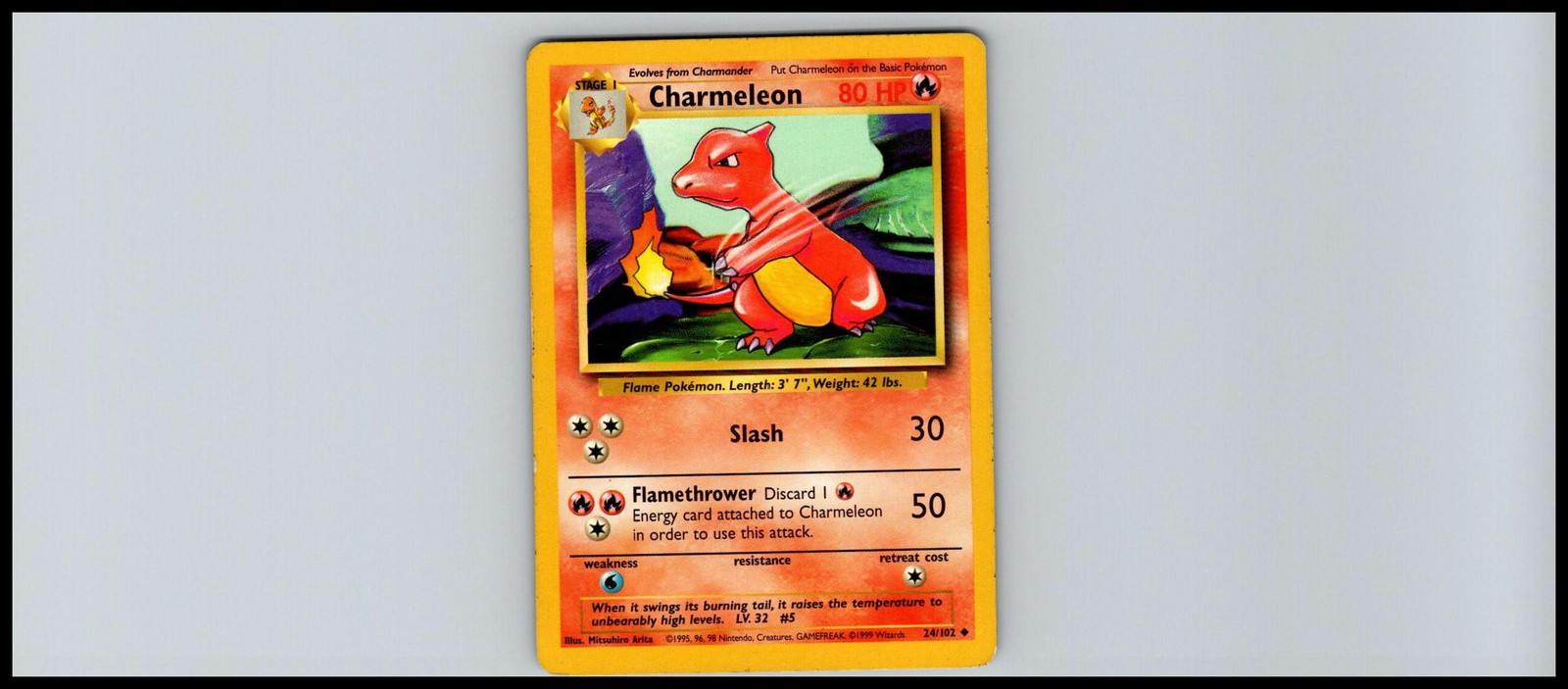 Charmeleon #024/102 Base Set Heavily played