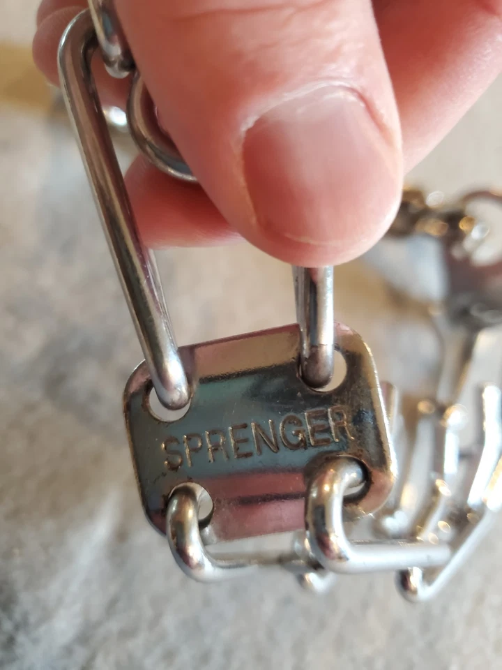 Vintage Herm Sprenger Prong Collar Made In Germany Dog Training - Image 2 of 4