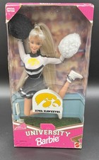 University Barbie Iowa Hawkeyes Special Edition 1996 Cheerleader New Unopened