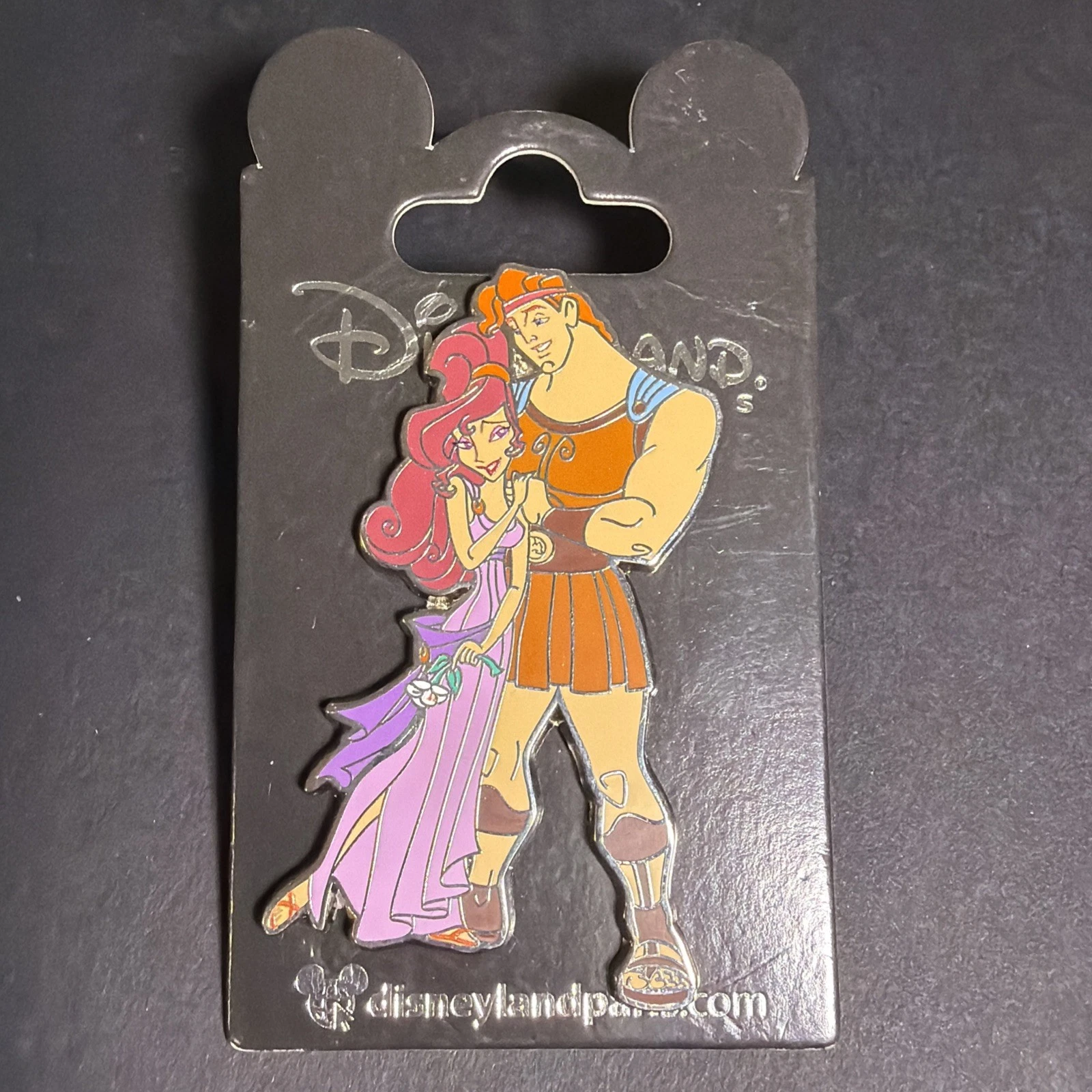 NEW On Card Disneyland Paris Hercules Megara Meg And Hercules Couple Pin