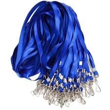 Lanyards for Id Badges 100 Pack Lanyard with Clip Swivel Hooks for Name Tag I...