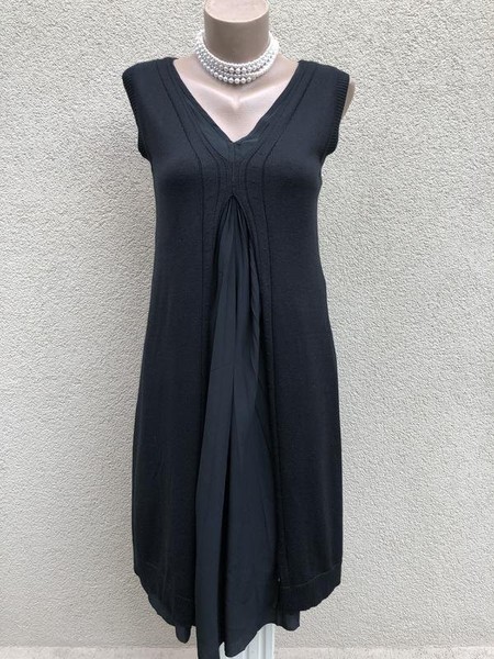 Women Max Mara Dress Black Cashmere 34 / XS / 42