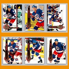 Winnipeg Jets Rookie Lot 6 Hockey Cards Pinnacle Michal Grosek NM Hockey NHL