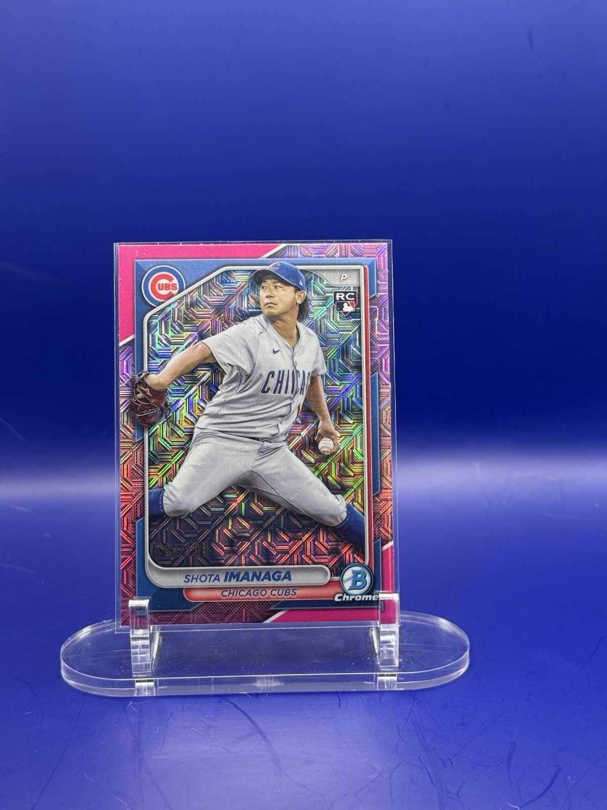 2024 Bowman Chrome - Shota Imanaga #41 Pink Mojo Refractor /199 (RC)