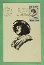 DR WHO 1967 MEXICO FDC NAYARIT MAXIMUM CARD R21796