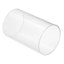 Acrylic Pipe Clear Rigid Round Tube 96mm ID 100mm OD 6"