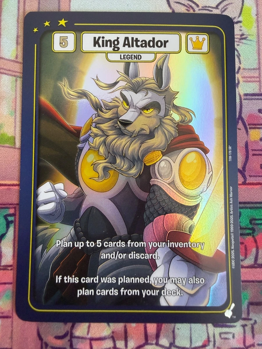 Neopets Battledome TCG The Void Within - King Altador Alternate