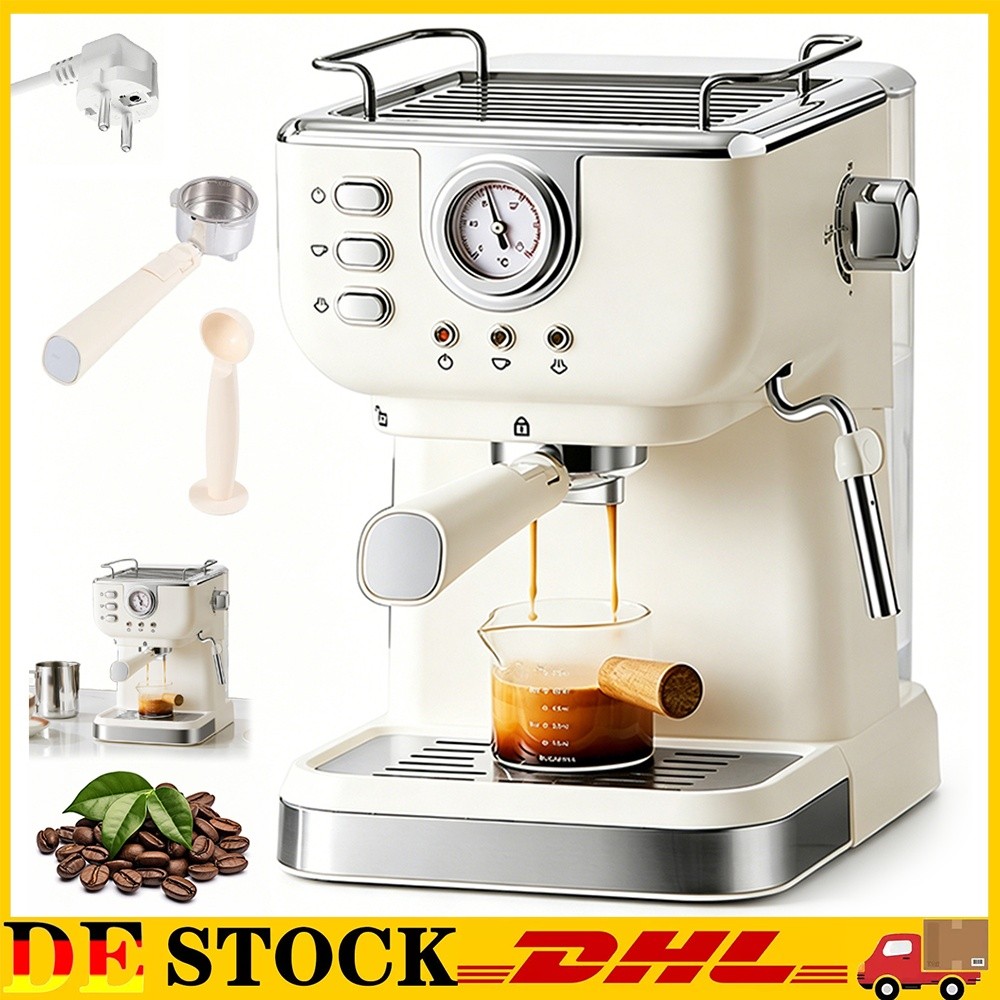Macchina da caffè espresso 2 in 1 con montalatte foto 3