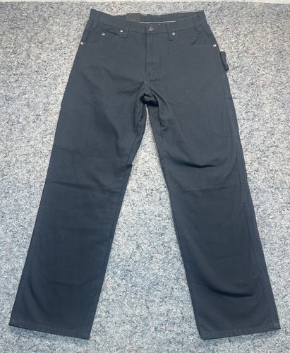Dickies Carpenter Jeans Men’s 34x32 Navy Relaxed Fit Straight Leg Denim Work BN - 第 1/9 張圖片