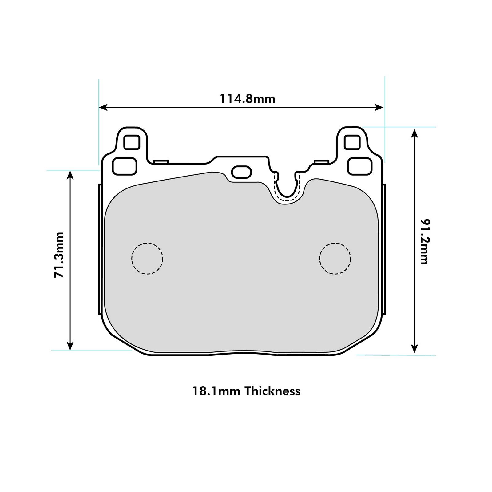 Ferodo DS3.12 Competition Front Brake Pads Fits BMW Inc M4 / M2