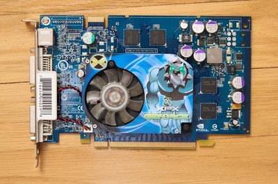 XFX NVIDIA GeForce 6600 GT 128MB DDR3 PCIe Graphics Card Dual DVI TV-Out GPU