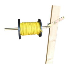 Heavy Duty Stud Mounted Wire Dispenser for Fast Load Dispensing of Wire Reels, C