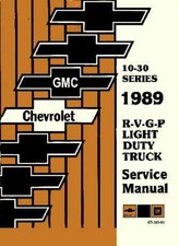 1989 Chevrolet R, V, G, P 10-30 Series Truck ...