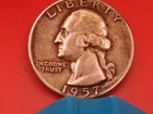 1957 P Washington Quarter Silver