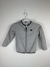 The North Face Breezeway Stripe Black White Reversible Full Zip Toddler Jacket 5