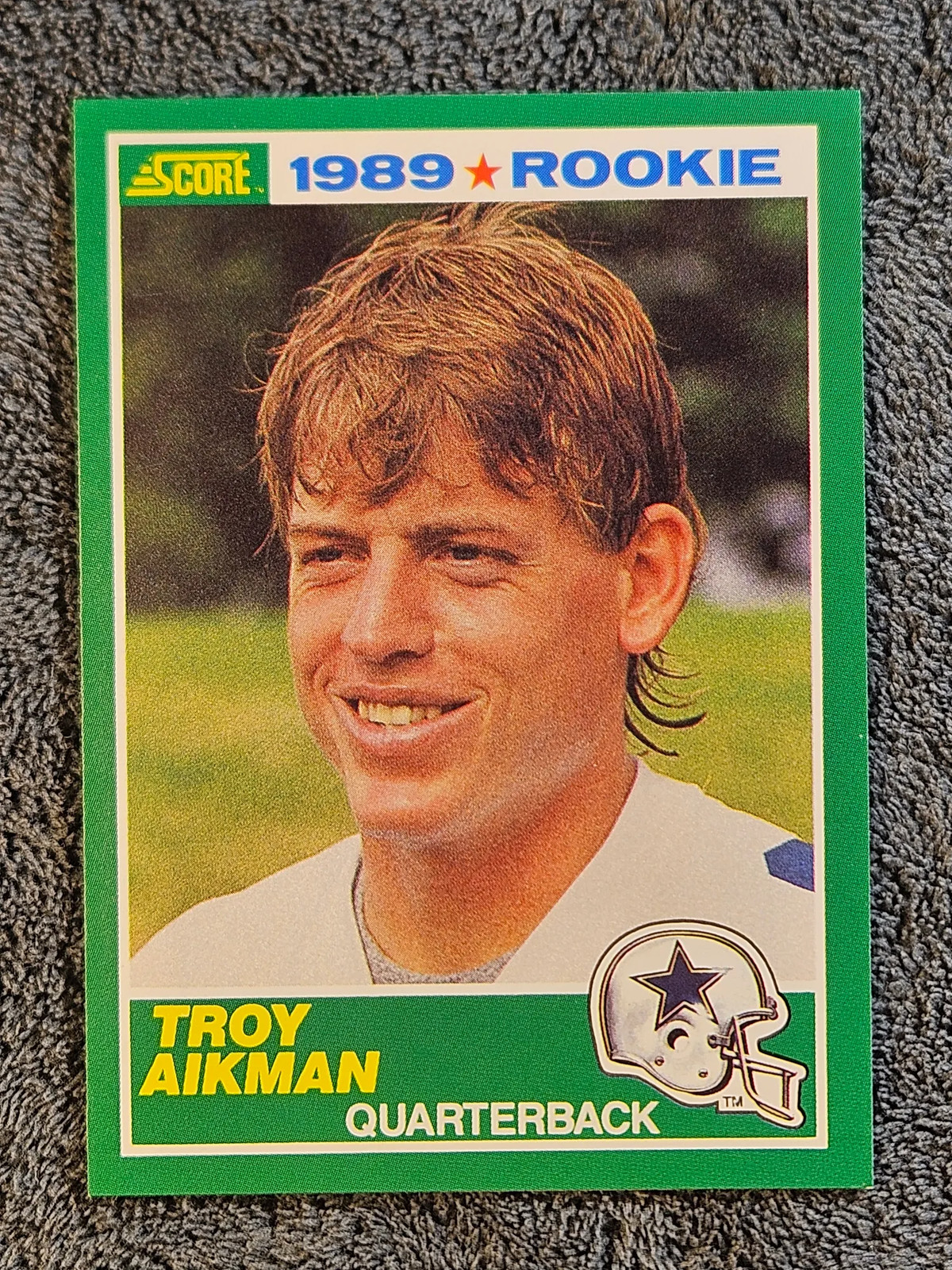 1989 Score #270 Troy Aikman HOF Rookie RC Dallas Cowboys (NM)