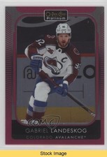 2021-22 O-Pee-Chee Platinum Matte Pink Gabriel Landeskog #161 READ 13og
