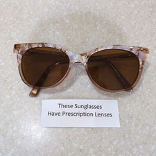 Ted Baker TW009 BLS Light Brown Marbled over Transparent Frames 53-16-140