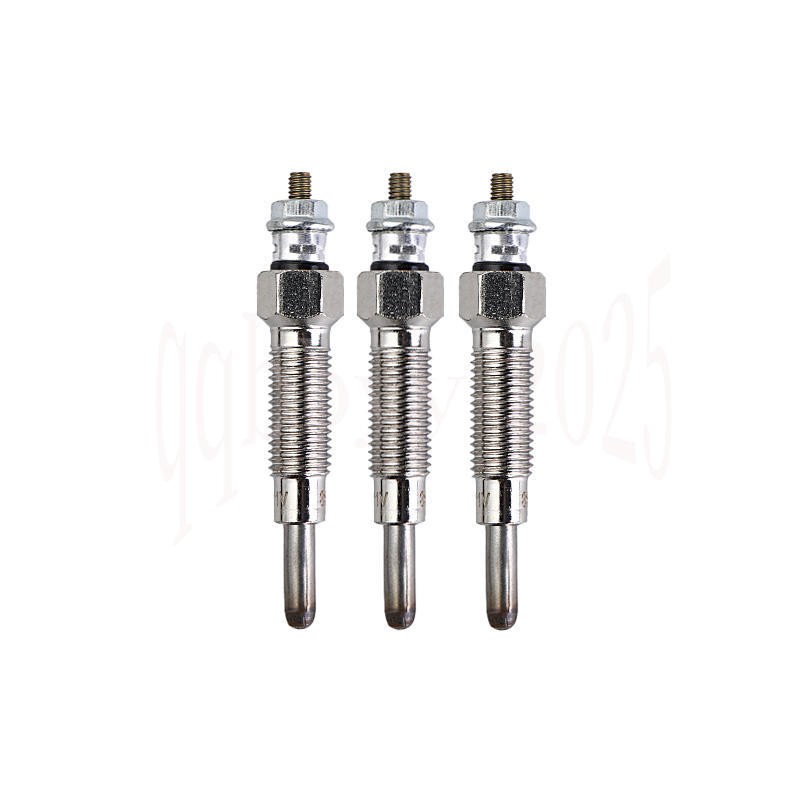 3Pcs Glow Plugs 15221-65510 15401-65510 For Bobcat Forklift 743 643 Kubota V1402