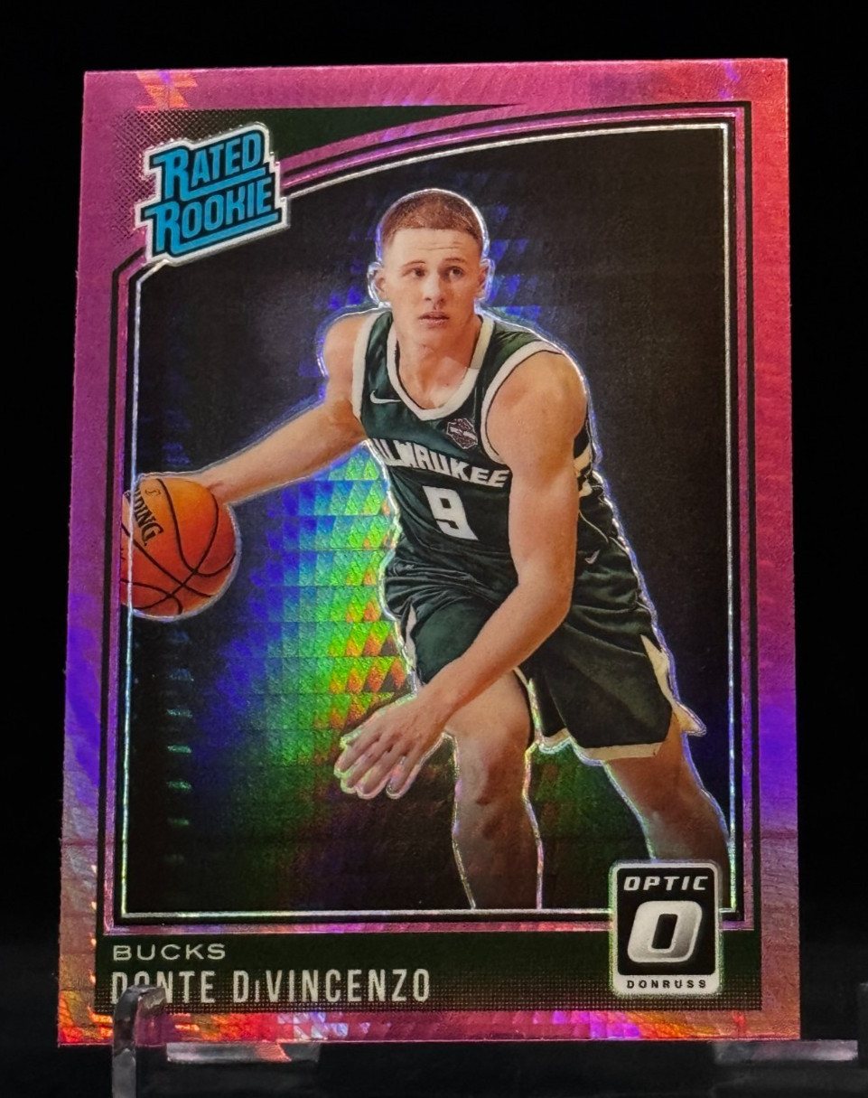 2018-19 Panini Donruss Optic Rated Rookie Pink Hyper #164 Donte DiVincenzo