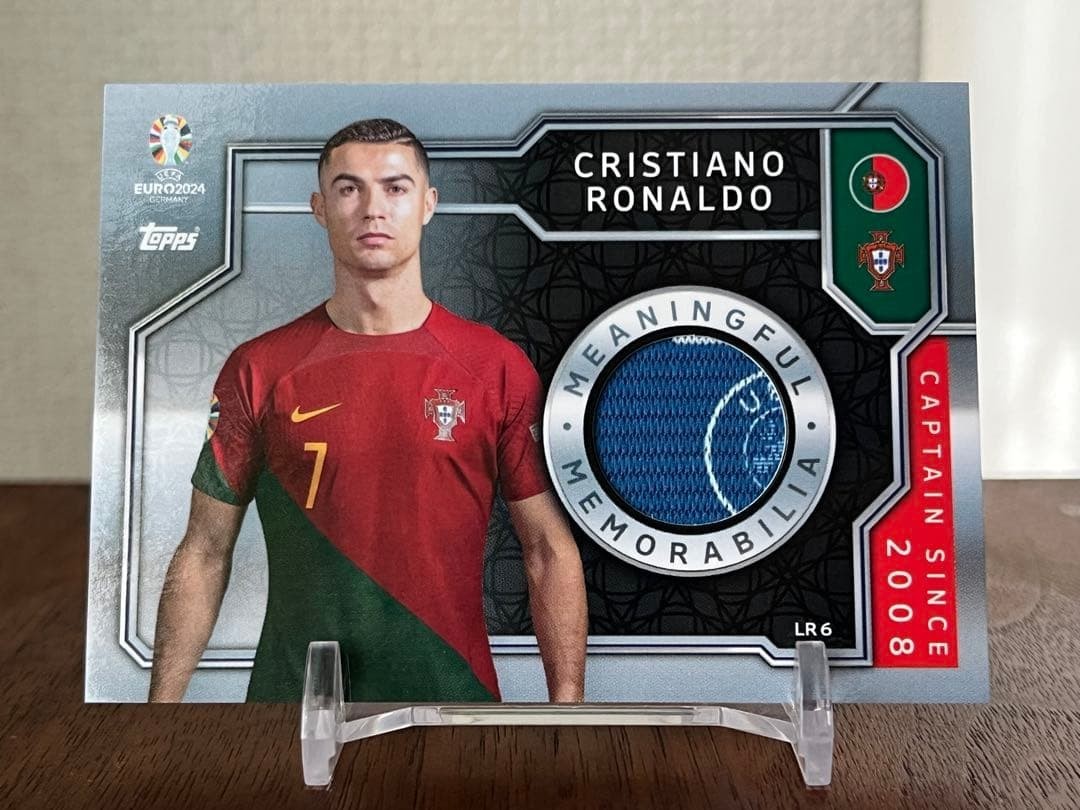UEFA 支給品　キャプテンバンド　マルセロ　ロナウド　チャンピオンズリーグ Topps Chrome UEFA Cristiano Ronaldo Captain's Armband EURO 2024
