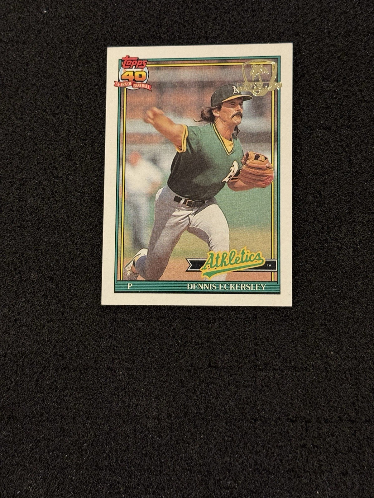 1991 Topps Operation Desert Shield #250 Dennis Eckersley Athletics HOF