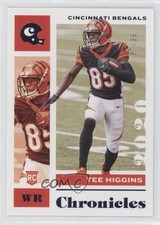 2020 Panini Chronicles Blue 87/99 Tee Higgins #21 0f8s