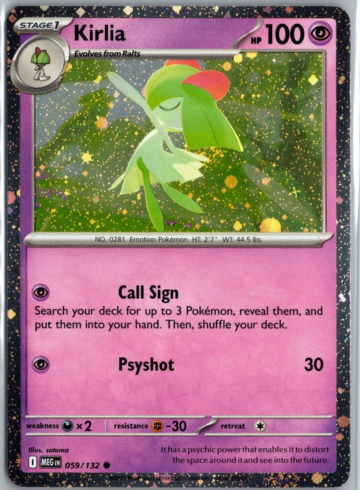 Kirlia Common ME: Ascended Heroes 088/217 NM