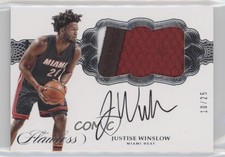 2016-17 Panini Flawless Horizontal 10/25 Justise Winslow #H-JWI Patch Auto 0c3