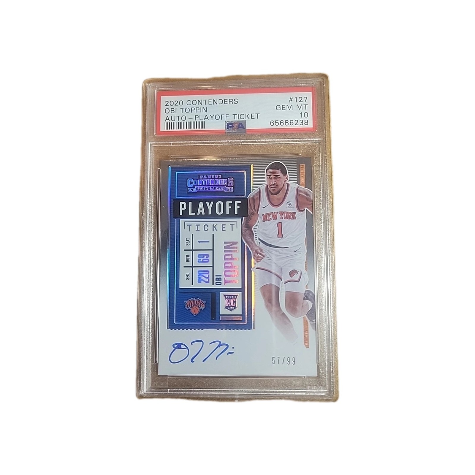 2020 Contenders Obi Toppin Playoff Ticket  Auto RC PSA 10  /99🔥🔥🔥🔥