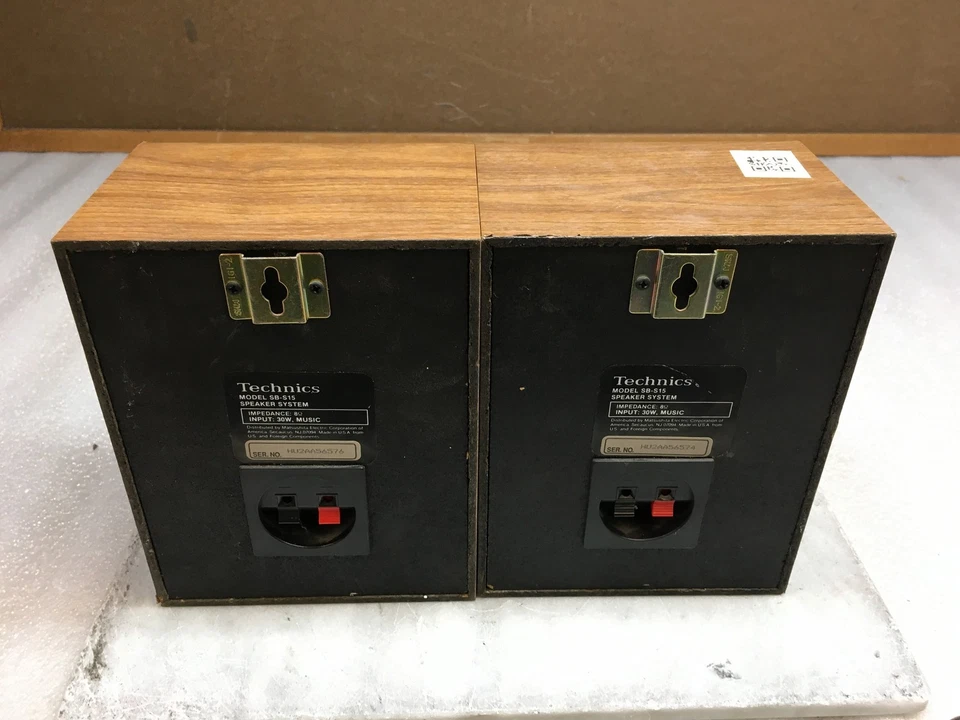 Technics SB-S15 Par de Altavoces Pasivos de Estantería 8 Ohmios Impedancia - Probados Foto 3 de 4