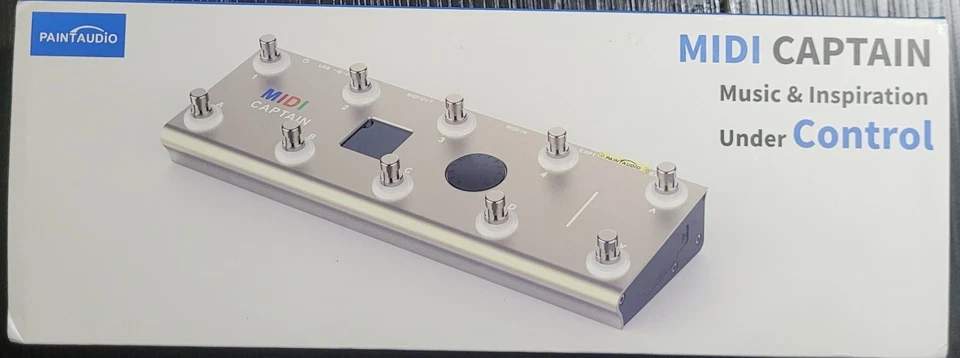 Paint Audio Midi Captain Fuß Controller Multi-Effekte, USB - Neu, kostenloser Versand!