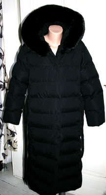 COPPEROSE dicker langer Winter Steppmantel schwarz neuwertig in Gr.  XL 40/42
