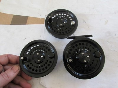 V good used scientific anglers system 2 trout fly fishing reel 67 3.5'' + 2 spool