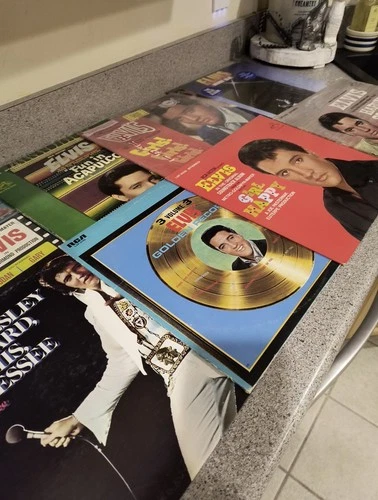 Vintage Elvis Presley Lot of 8 Vinyl Records 33rpm 12"