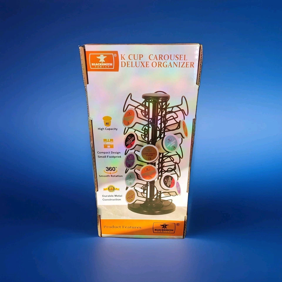 Blacksmith Family K Taza Carrusel Deluxe Organizador Cápsula de Café Almacenamiento Foto 3 de 4