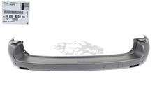 Stoßstange hinten einteilig, schwarz für Citroen Jumpy 1614328480