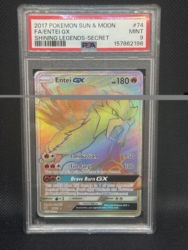 Entei-GX graded PSA 9 for sale on eBay