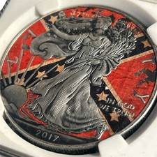 #6 RARE USA 1 oz History Event American SILVER EAGLE $1 Walking Liberty 2017 AF