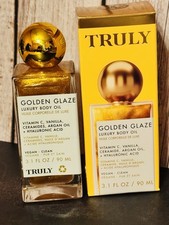 TRULY Golden Glaze Luxury Body Oil Vitamin C Ceramides 3.1 Fl Oz New In Box