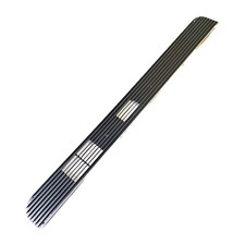 1967 1968 Ford Mustang Deluxe Speaker Grille Strip Cover Black Original Oem
