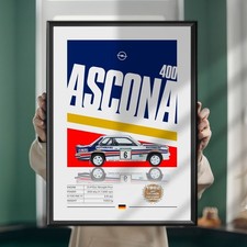Opel Ascona 400, Walter Rohrl, WRC, Rally, Gruppo B, Poster, Wall Art, Stampa