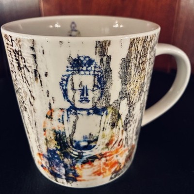 PPD~NAMASTE MUG World Art Group PaperProduct Design New Bone China 20oz * NEW