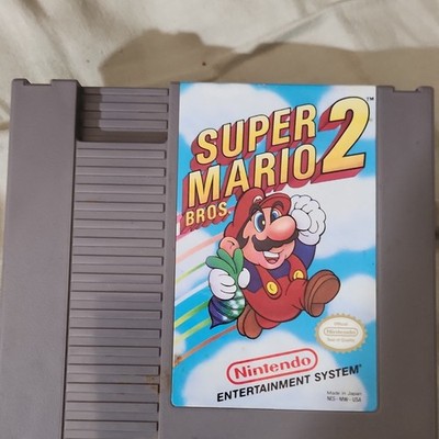 Nintendo Super Mario Bros. 2 NES Game w booklet Cartridge NTSC-U/C US/Canada